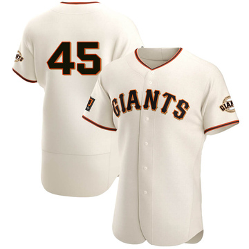 Alex Young Men's Authentic San Francisco Giants Cream Home Jersey