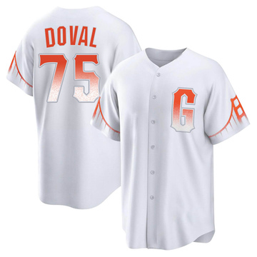 Camilo Doval Youth Replica San Francisco Giants White 2021 City Connect Jersey