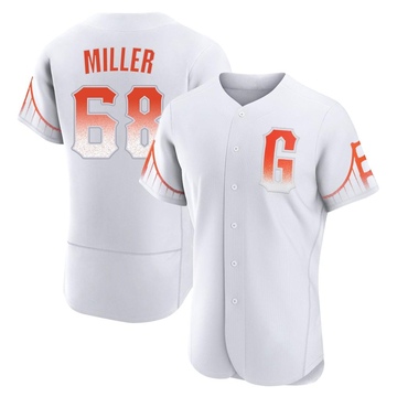 Erik Miller Men's Authentic San Francisco Giants White 2021 City Connect Jersey