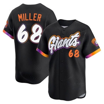 Erik Miller Men's Limited San Francisco Giants Anthracite 2025 City Connect Jersey