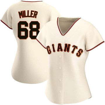 Erik Miller Women's Authentic San Francisco Giants Cream Home Jersey