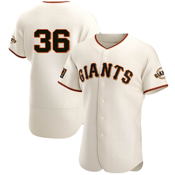 Gaylord Perry Men's Authentic San Francisco Giants Cream Home Jersey