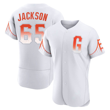 Jay Jackson Men's Authentic San Francisco Giants White 2021 City Connect Jersey