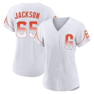Jay Jackson Women's Authentic San Francisco Giants White 2021 City Connect Jersey