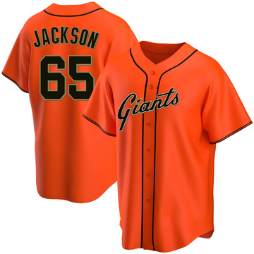 Jay Jackson Youth Replica San Francisco Giants Orange Alternate Jersey