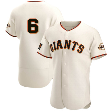 J.t. Snow Men's Authentic San Francisco Giants Cream Home Jersey