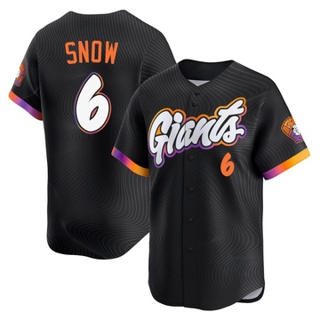 J.t. Snow Men's Limited San Francisco Giants Anthracite 2025 City Connect Jersey