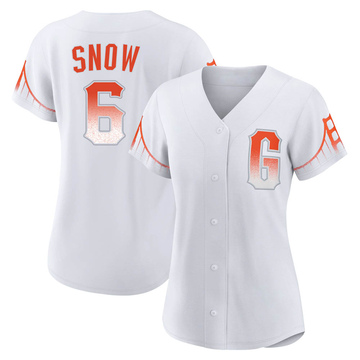 J.t. Snow Women's Authentic San Francisco Giants White 2021 City Connect Jersey
