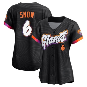 J.t. Snow Women's Limited San Francisco Giants Anthracite 2025 City Connect Jersey