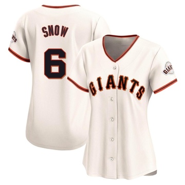 J.t. Snow Women's Limited San Francisco Giants Cream Home Jersey