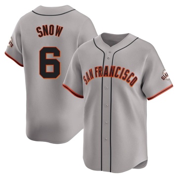 J.t. Snow Youth Limited San Francisco Giants Gray Away Jersey