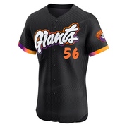 Lou Trivino Men's Elite San Francisco Giants Anthracite 2025 City Connect Jersey