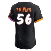 Lou Trivino Men's Elite San Francisco Giants Anthracite 2025 City Connect Jersey