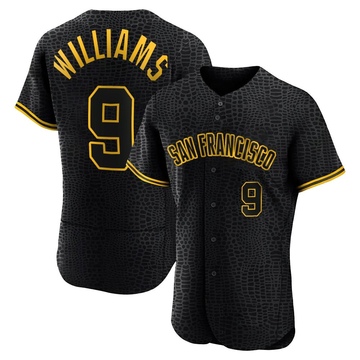 Matt Williams Men's Authentic San Francisco Giants Black Snake Skin City Jersey