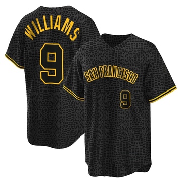 Matt Williams Men's Replica San Francisco Giants Black Snake Skin City Jersey