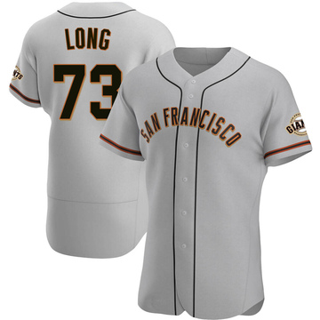 Sam Long Men's Authentic San Francisco Giants Gray Road Jersey