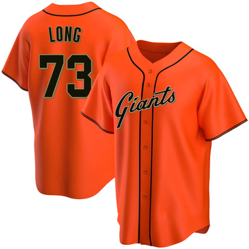 Sam Long Men's Replica San Francisco Giants Orange Alternate Jersey