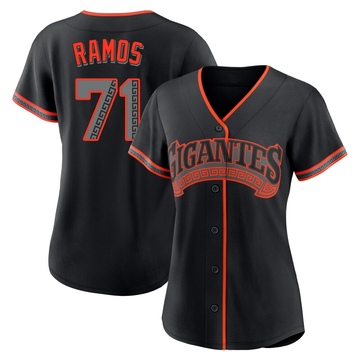 Wilkin Ramos Women's Replica San Francisco Giants Black Alternate Jersey