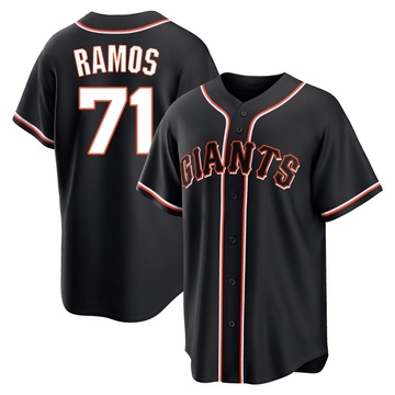 Wilkin Ramos Youth Replica San Francisco Giants Black Fashion Out Jersey